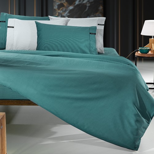 Σεντόνι Υπεδιπλο Guy Laroche Minimal Petrol 240X270