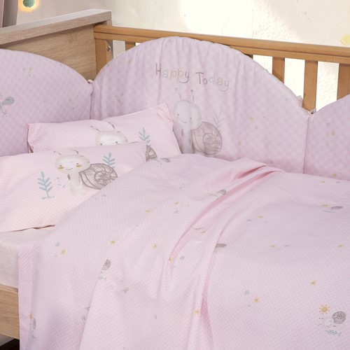 Πάντα Κούνιας Nef-Nef Homeware Cute Snail Pink