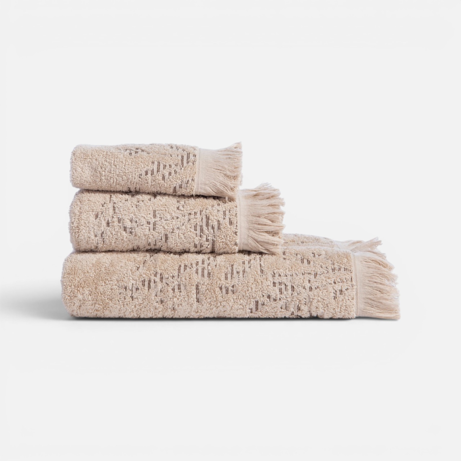 Πετσέτα Χεριών Nef-Nef Homeware Saron 30x50 Ecru