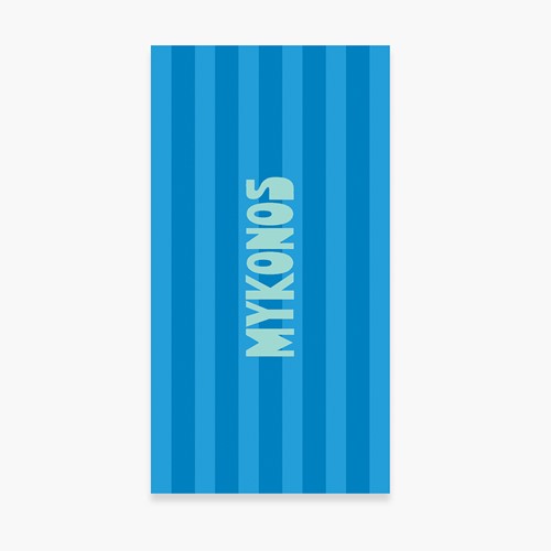 Πετσέτα Θαλάσσης Nef-Nef Homeware Mykonos 80x160 Blue