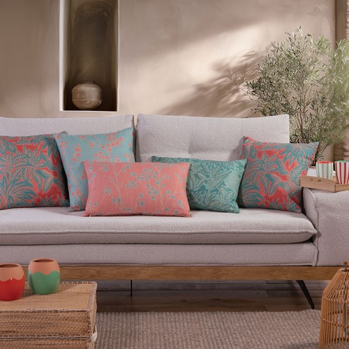 Διακοσμητικό Μαξιλάρι Nef-Nef Homeware Floriva 35X55 Coral