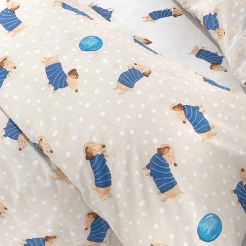 Παιδική Παπλωματοθήκη Saint Clair (Σετ) Pet 165X225 Blue