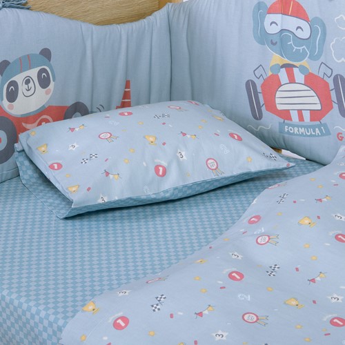 Βρεφική Πάντα Nef-Nef Homeware Super Boy Blue 60+67+60x40
