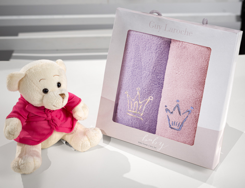  Βρεφικές Πετσέτες Guy Laroche (Σετ) Baby Towels Girl 1 (35X50)