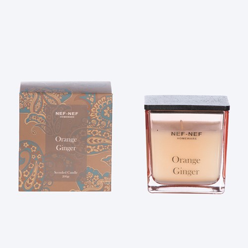 Αρωματικό Κερί Nef-Nef Homeware Orange Ginger 25 200gr