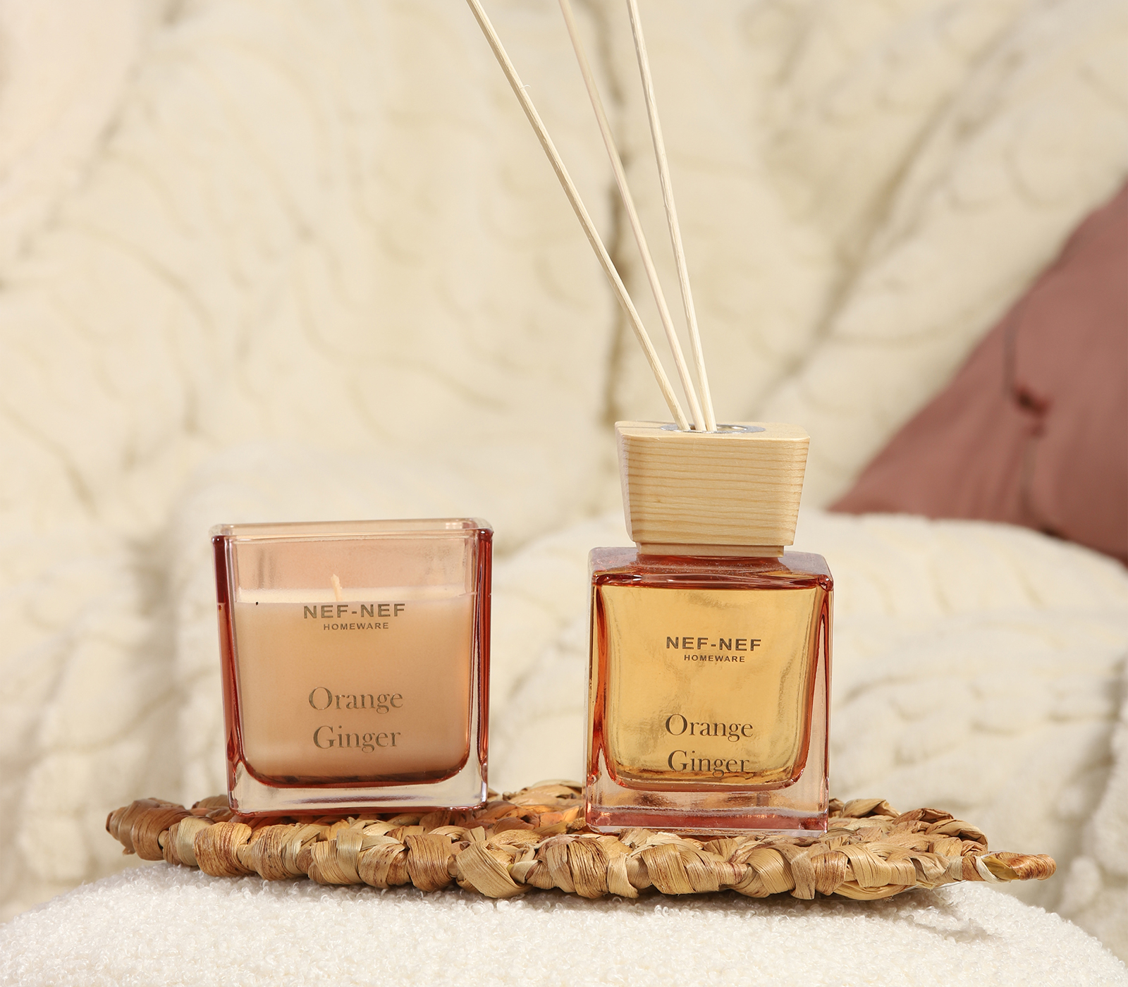 Αρωματικό Χώρου Με Στικς Nef-Nef Homeware Orange Ginger 25 200ml 