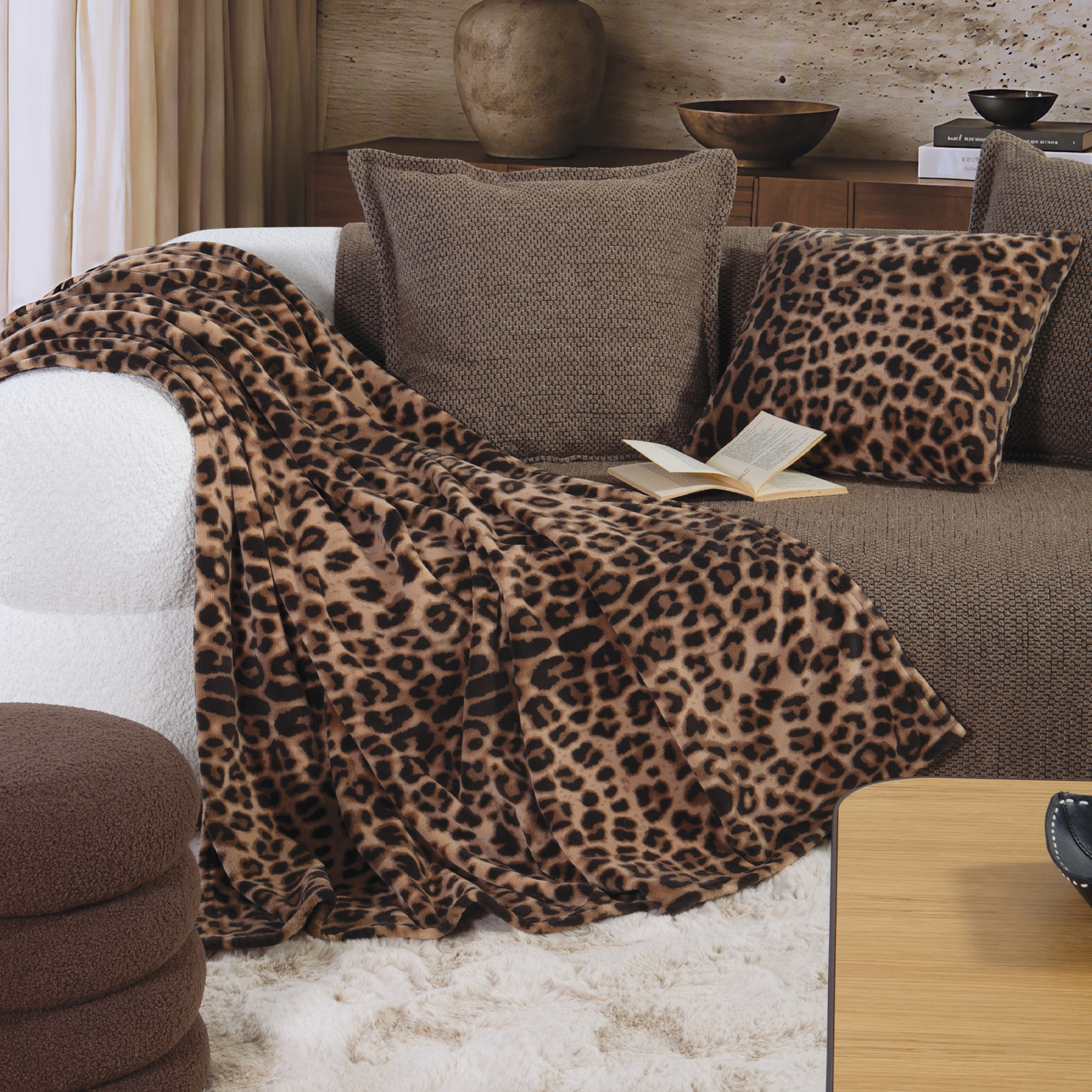 Μαξιλάρι Διακοσμητικό Nef-Nef Homeware Cheetar 45x45 Βrown