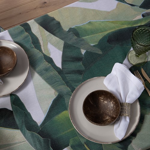 Τραπεζομάντηλο Nef-Nef Tropicana 140x140 Green