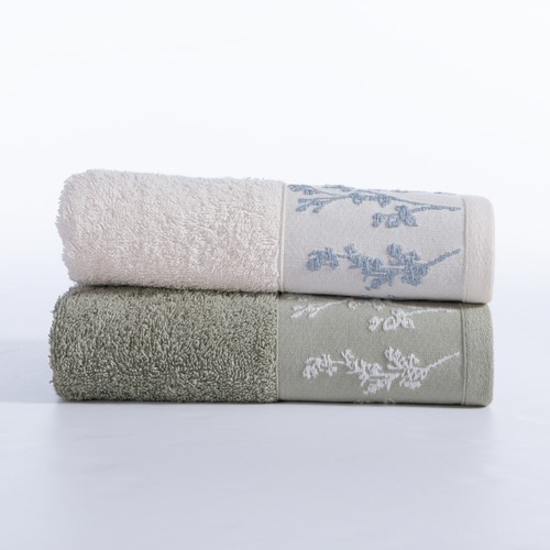 Πετσέτα Προσώπου Nef-Nef Homeware Claris 50x90 Ecru