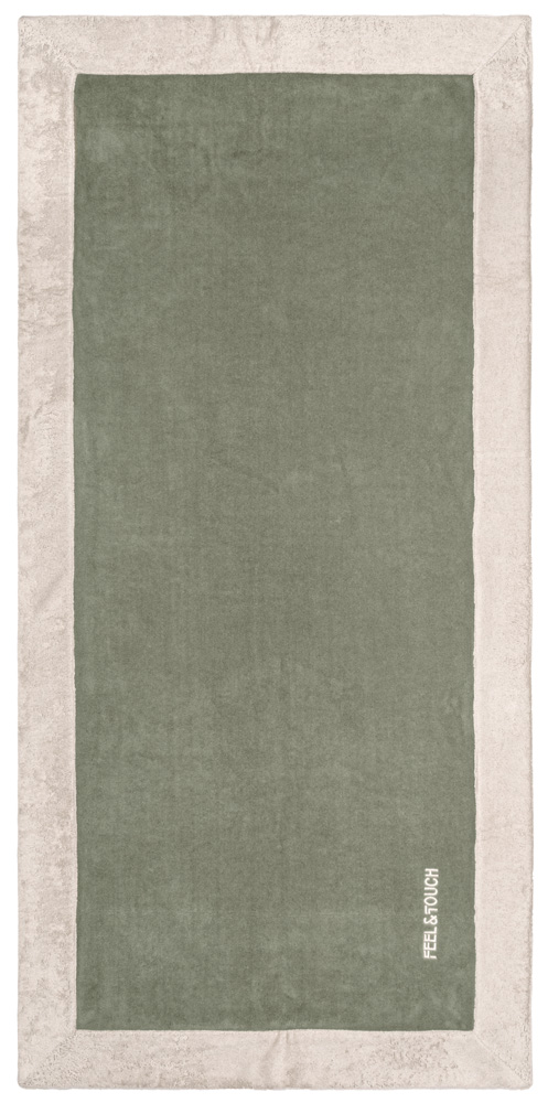 Πετσέτα Θαλάσσης Feel and Touch Caribbean Khaki 80X170