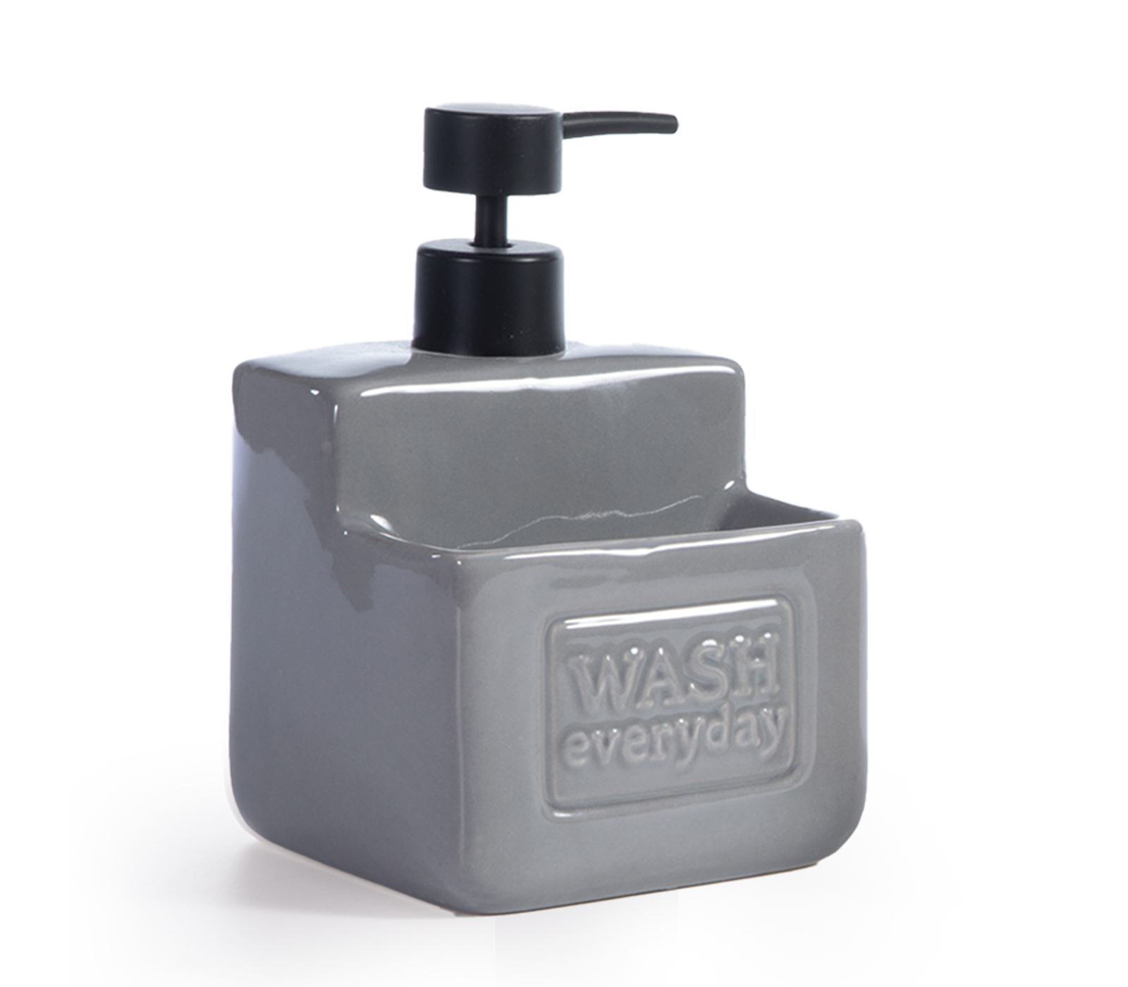 Δοχείο Κρεμοσάπουνου Nef-Nef Homeware Clean Grey