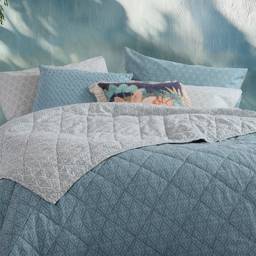 Κουβερλί Υπέρδιπλο Nef-Nef Homeware Sorento 230X240 Blue