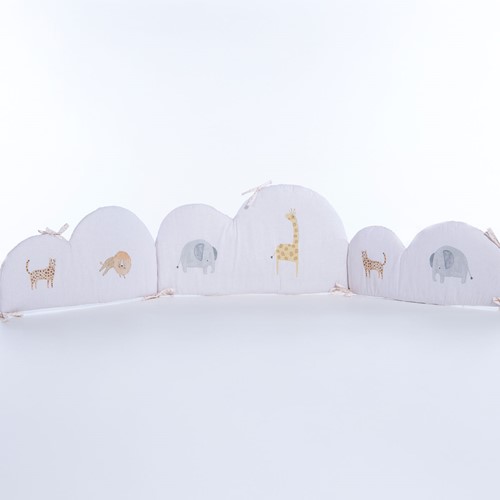 Βρεφική Πάντα Nef-Nef Homeware Jungle In Motion Ecru (60+67+60x40)