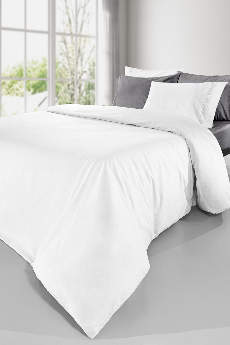 Σεντόνι Διπλό Guy Laroche Color Plus με λάστιχο 140X200+32 White  