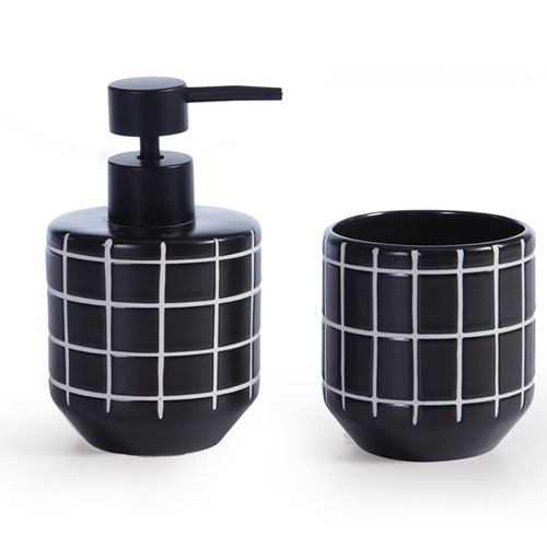 Δοχείο Κρεμοσάπουνου Nef-Nef Homeware Model Black