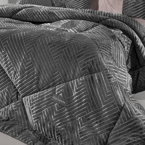 Κουβερτοπάπλωμα Υπέρδιπλο Guy Laroche York Anthracite 220X240