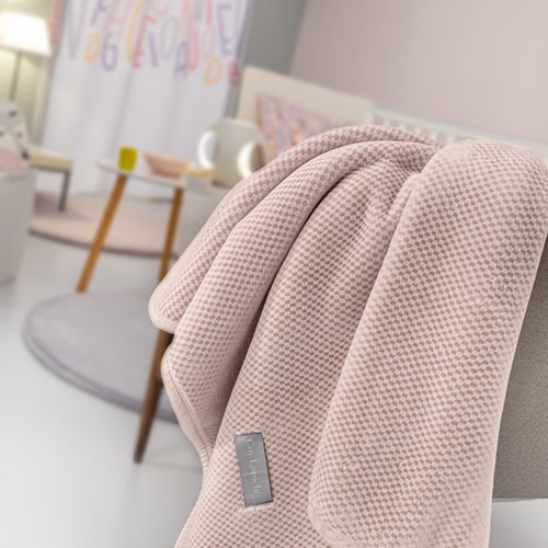 Κουβέρτα Κούνιας Guy Laroche Cheval 110X140 Pudra