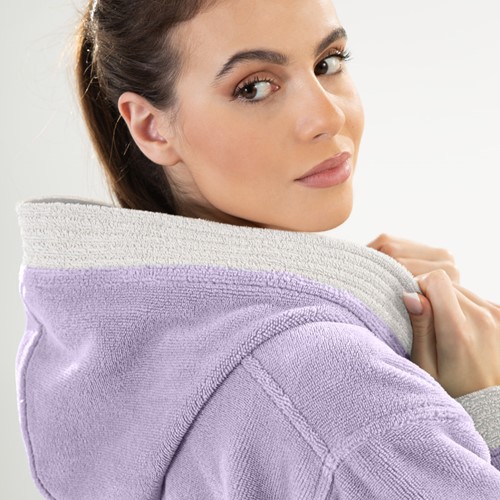 Μπουρνουζι Guy Laroche Monogram Levander Medium