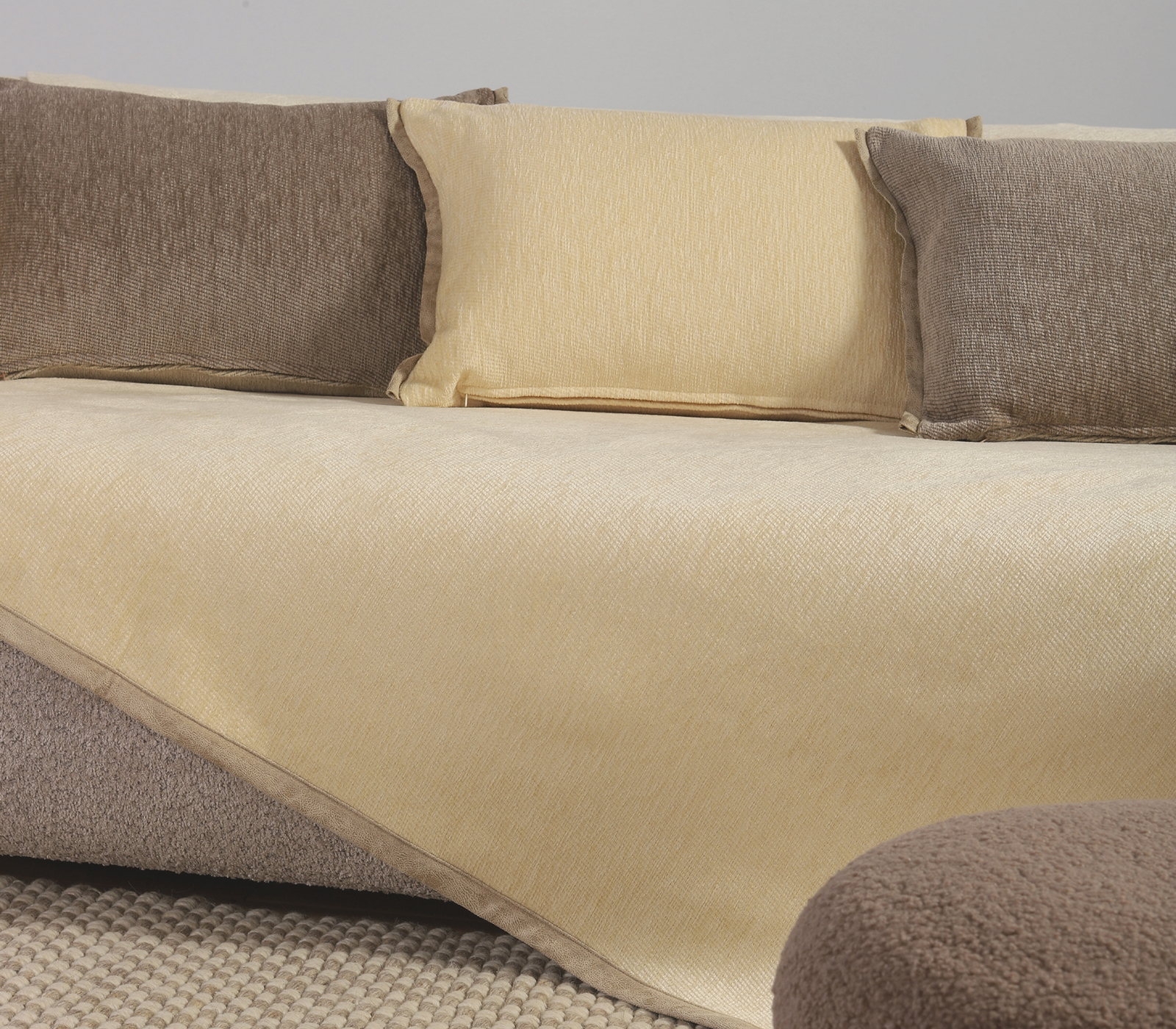 Ριχτάρι Τετραθεσίου Nef-Nef Homeware New Tanger 180x350 Ecru