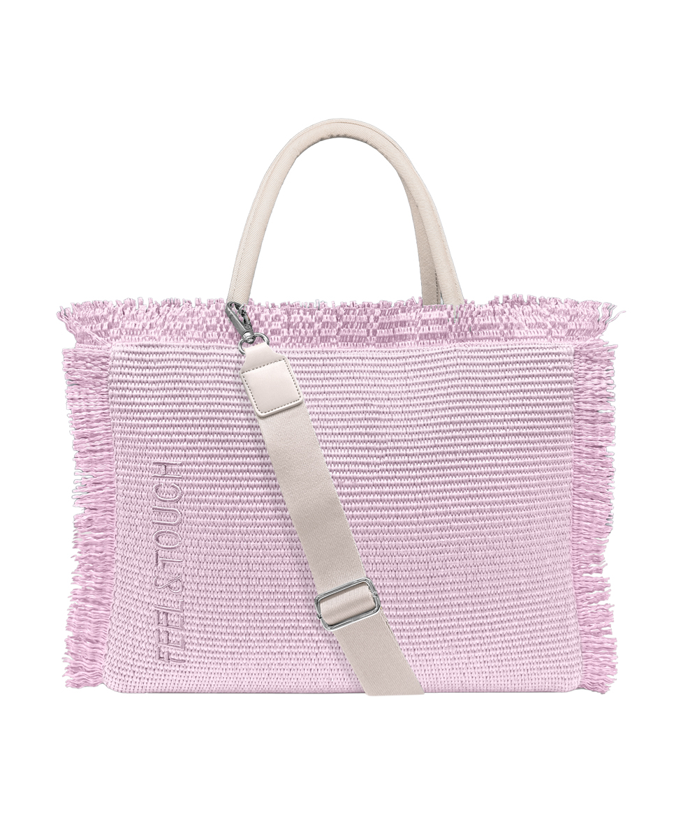 Τσάντα Θαλάσσης Feel and Touch Τropical Pinky
