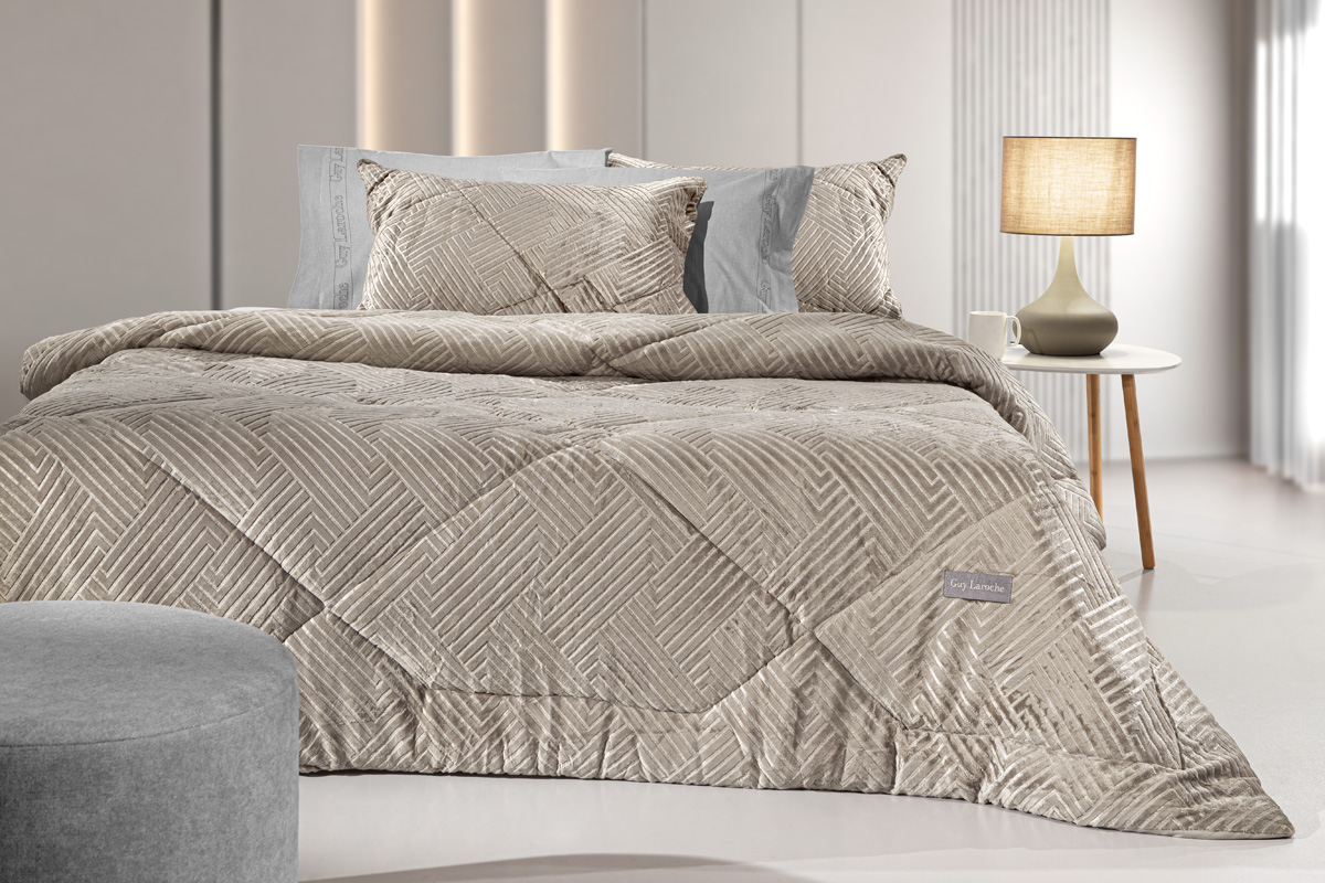 Πάπλωμα Ημίδιπλο Guy Laroche York Natural 180X240