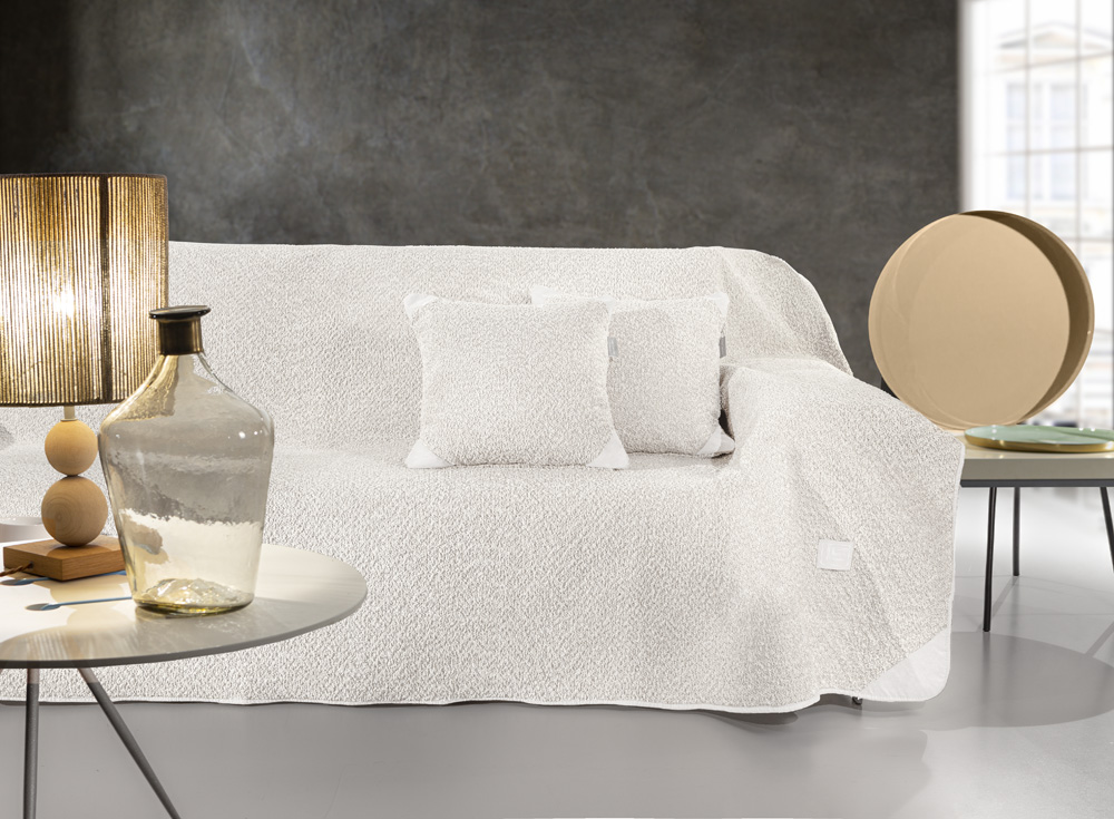 Ριχτάρι Πολυθρόνας Guy Laroche Lama 180X150 Ice