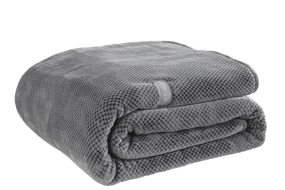 Κουβέρτα Μονή Guy Laroche Cheval 160x220 Silver