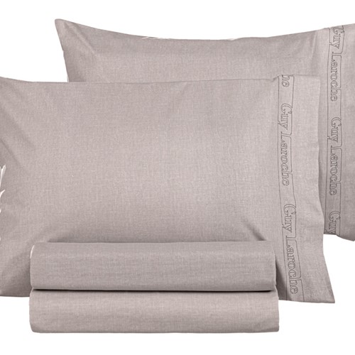 Σεντόνι King Size Μεμονωμένο Guy Laroche Color Plus Melanze 270X280