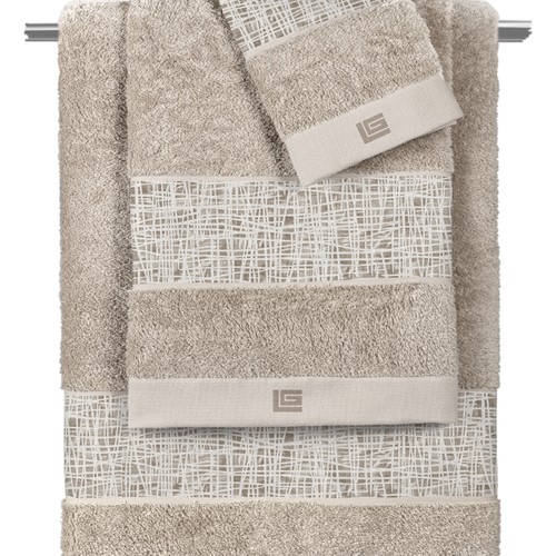 Σετ Πετσέτες Guy Laroche Code Caramel-Natural (3ΤΜΧ)