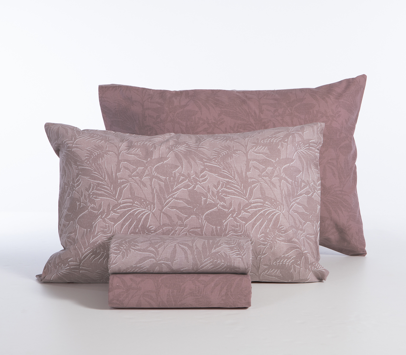 Σεντόνια Μονά Nef-Nef Homeware με λάστιχο 170x270 Dazier Mauve