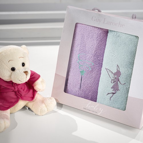 Βρεφικές Πετσέτες Guy Laroche (Σετ) Baby Towels Girl 4 (35X50)