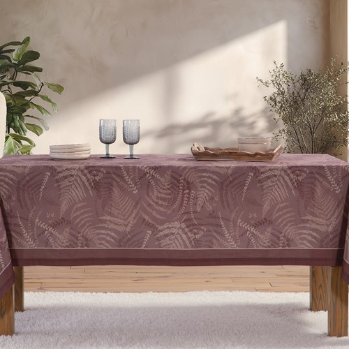Τραπεζομάντηλο Nef-Nef Homeware Fern 140x140 Bordo