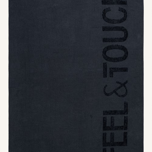 Πετσέτα Θαλάσσης Feel and Touch Sunny Black 90X180