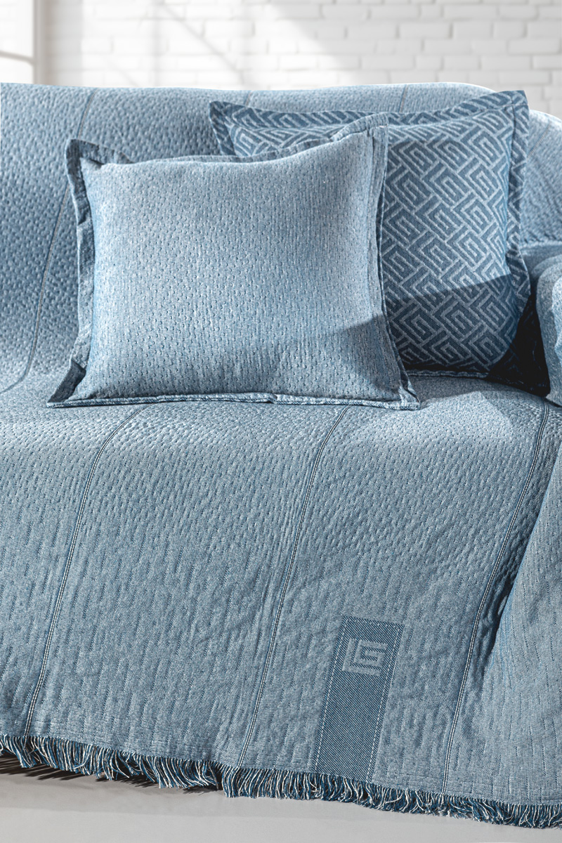 Ριχτάρι Πολυθρόνας Guy Laroche Soho Denim 180X150