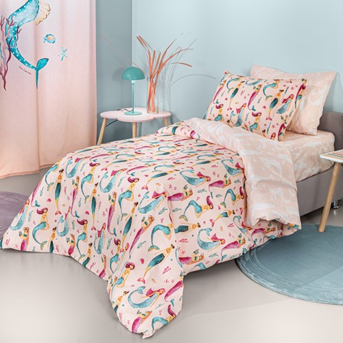 Παιδικά Σεντόνια Guy Laroche (Σετ) Merida Salmon 165x250