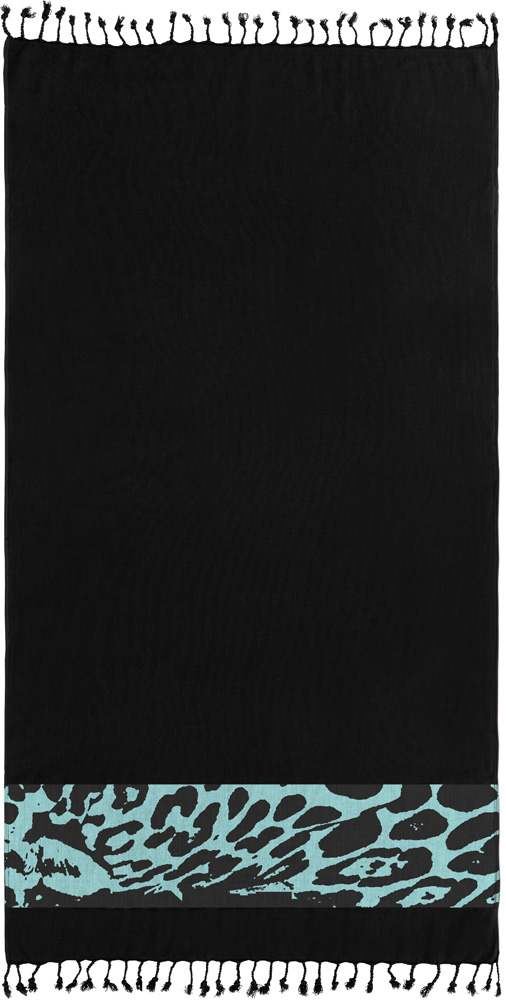 Πετσέτα Θαλάσσης Guy Laroche Pestemal 24 Black 90x170 