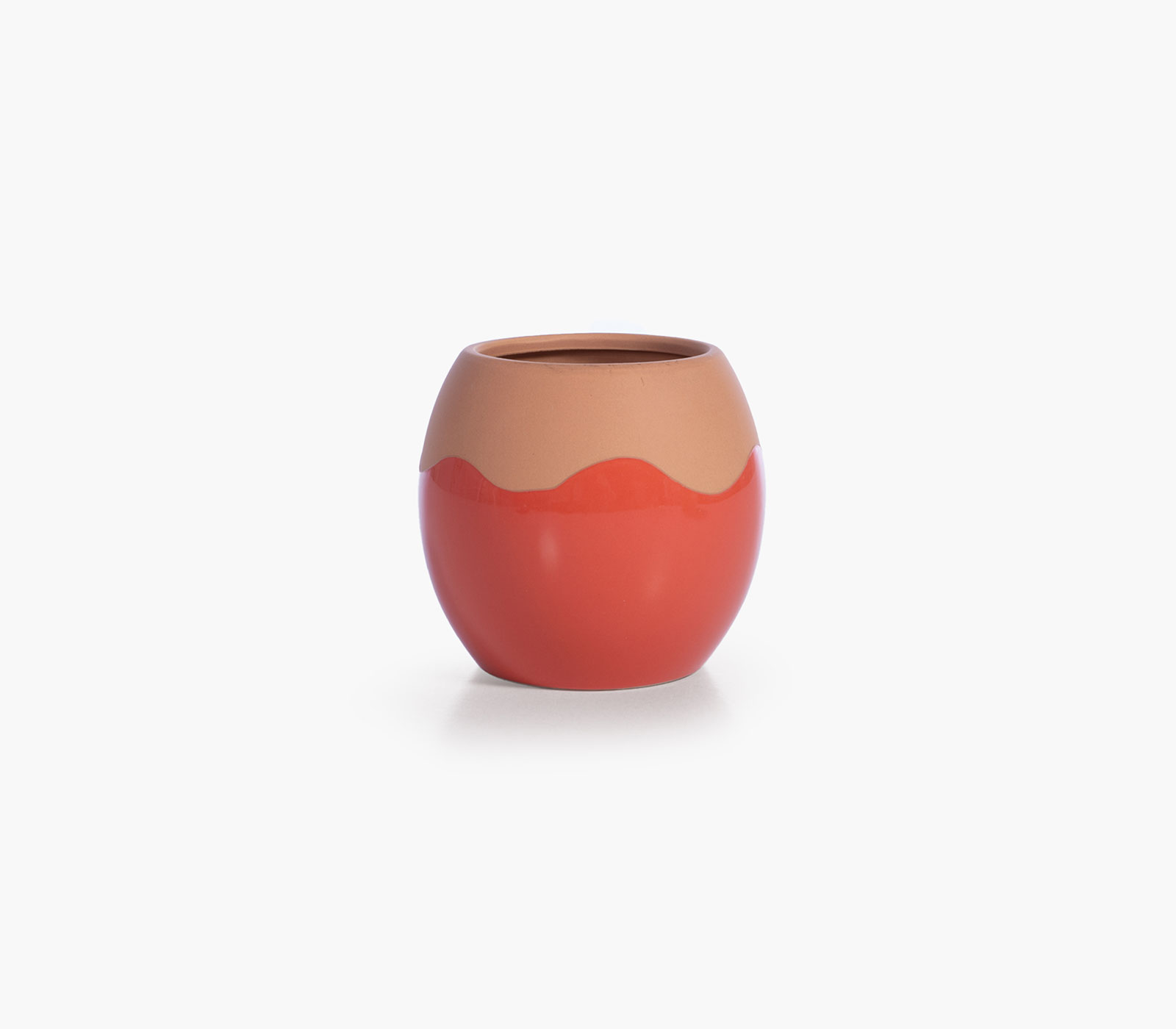 Βάζο Κεραμικό Nef-Nef Homeware Domain 14X14X13 Coral