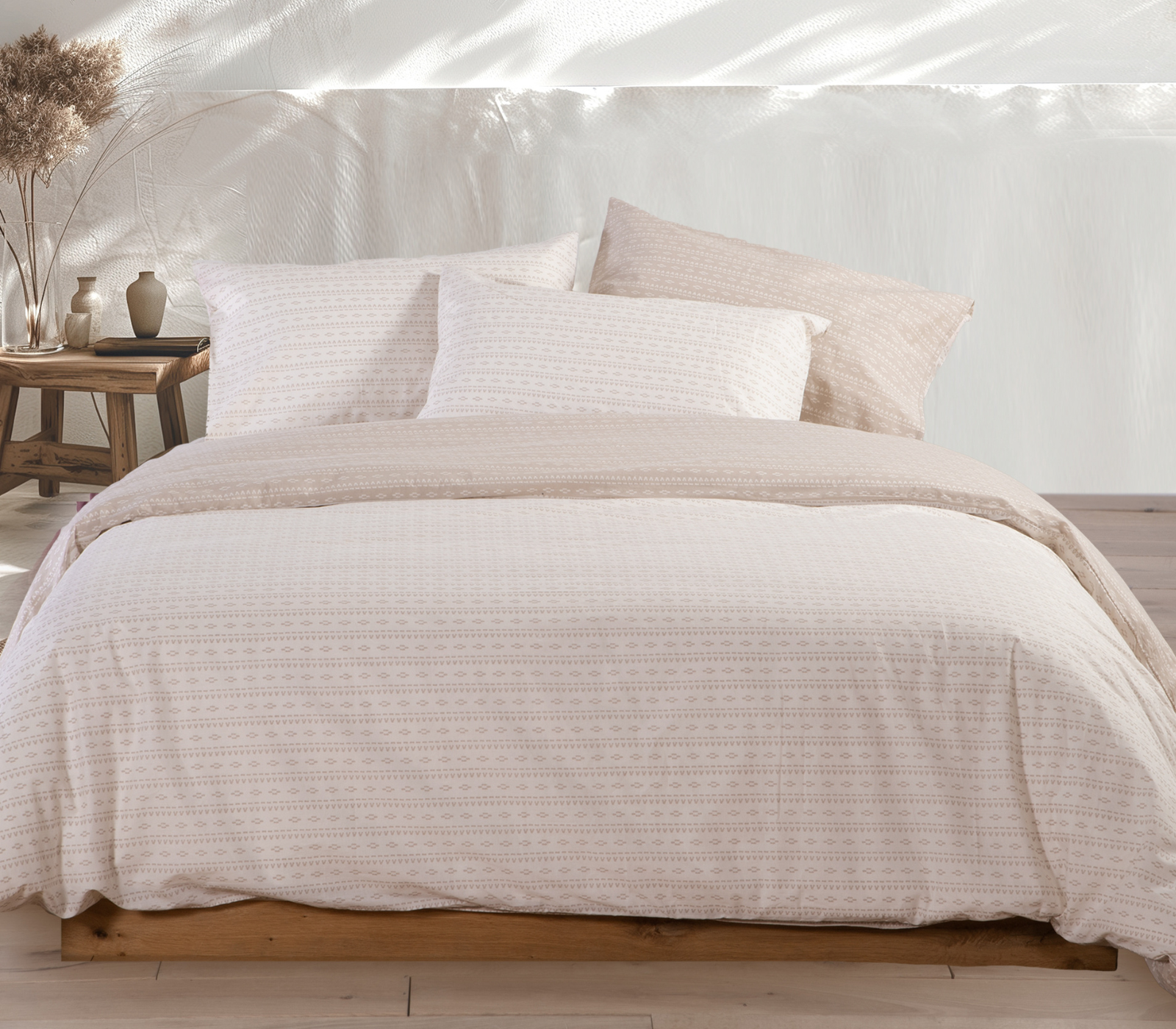 Σετ Σεντόνια Υπέρδιπλα Nef Nef Promo Barsol Beige 240×260