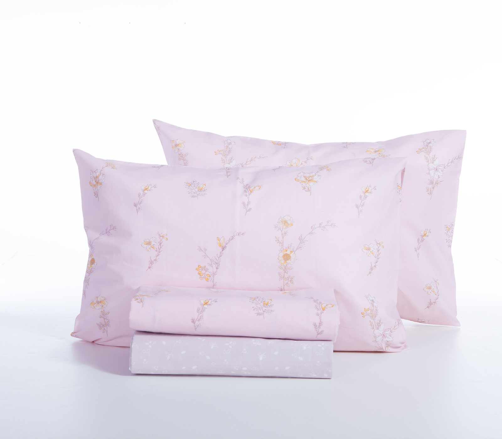 Σεντόνια Υπερδιπλα Nef-Nef Homeware (Σετ) Irida 240Χ270 Pink