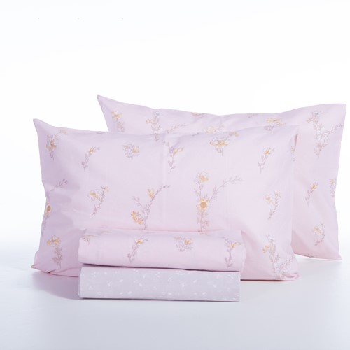 Σεντόνια Υπερδιπλα Nef-Nef Homeware (Σετ) Irida 240Χ270 Pink