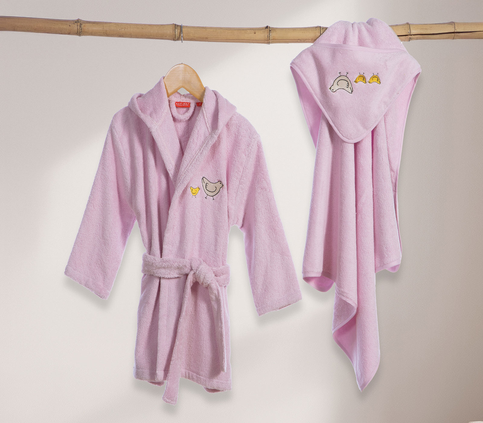 Βρεφικό Μπουρνούζι Nef-Nef Homeware Cute & Sweet 04 Lilac