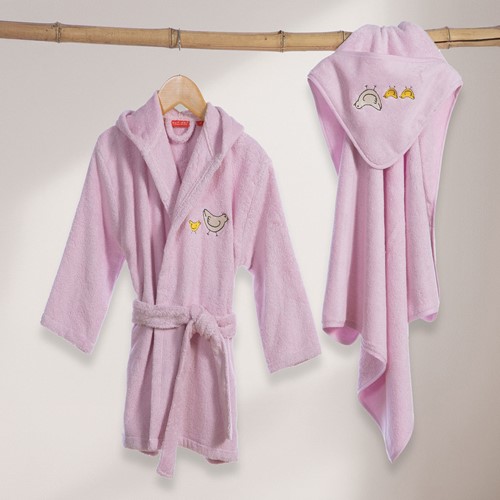 Βρεφικό Μπουρνούζι Nef-Nef Homeware Cute & Sweet 04 Lilac