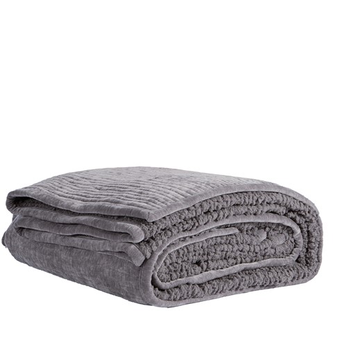 Κουβερλί Υπέρδιπλο Nef-Nef Homeware Elements -Brave 230x240 Grey