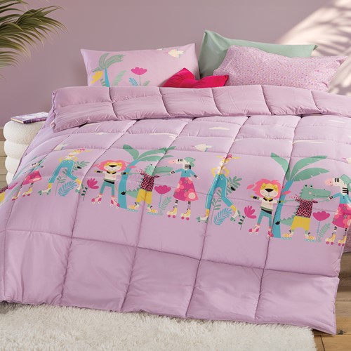 Παιδικό Πάπλωμα Nef-Nef Homeware Roller Friends 160x220 Lilac