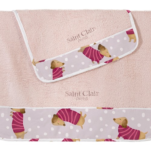Βρεφικές Πετσέτες Saint Clair (Σετ 2τμχ) Pet Fuchsia
