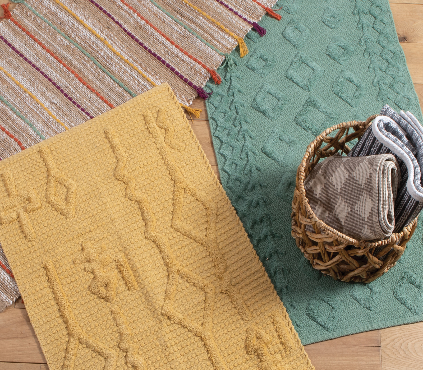 Χαλί Nef-Nef Homeware Sanchez 70x140 Mustard