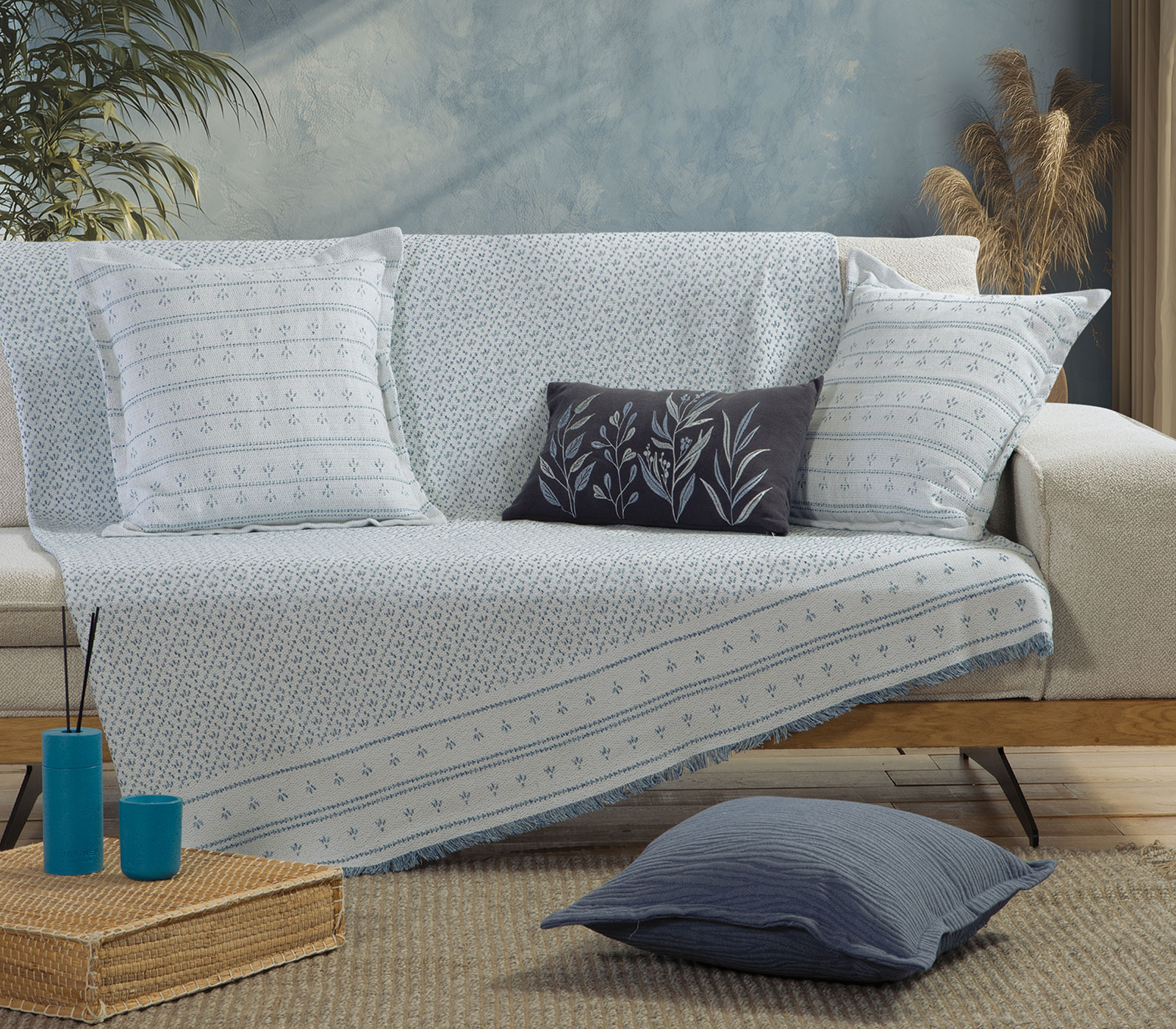 Ριχτάρι Διθεσίου Nef-Nef Homeware Ishmar 170X250 Blue 