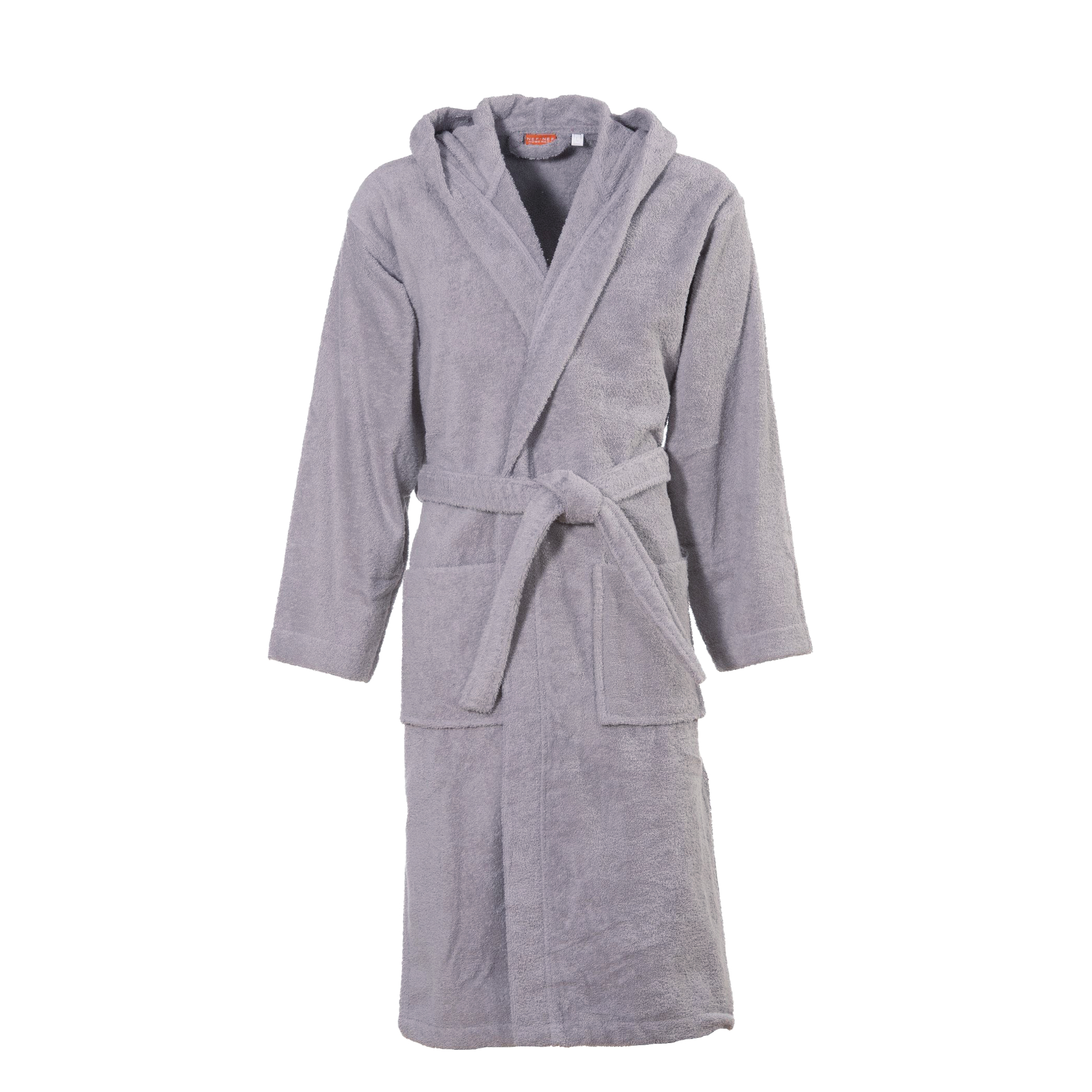 Μπουρνούζι Nef-Nef Homeware με Κουκούλα Comfort L.Grey Medium