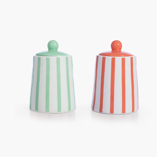 Διακοσμητικό Βάζο Με Καπάκι Nef-Nef Homeware Fantasy 11,2X16 Coral