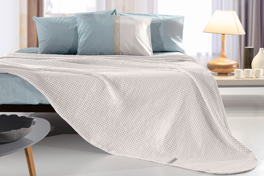  Κουβέρτα Πικέ Ημίδιπλη Guy Laroche Eternity Perla 160X240
